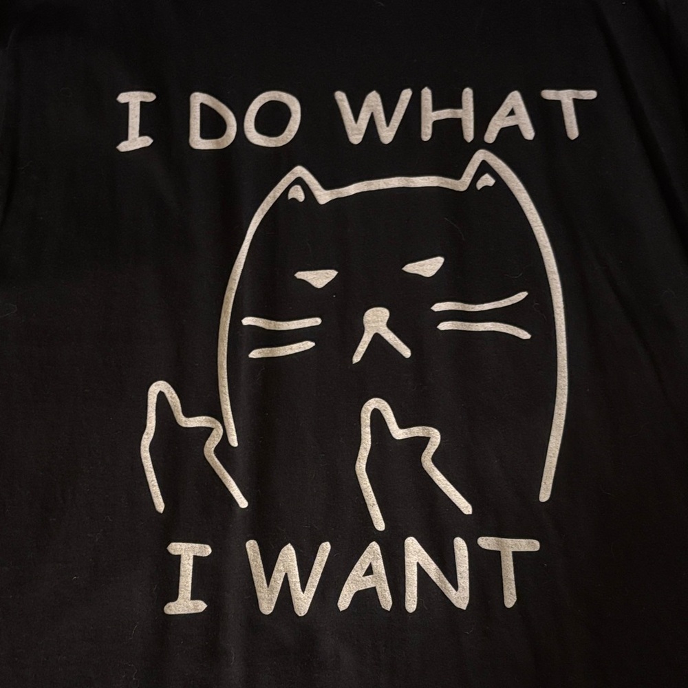 Black Cat Attitude T-Shirt